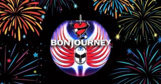 BonJourney logo with fireworks background