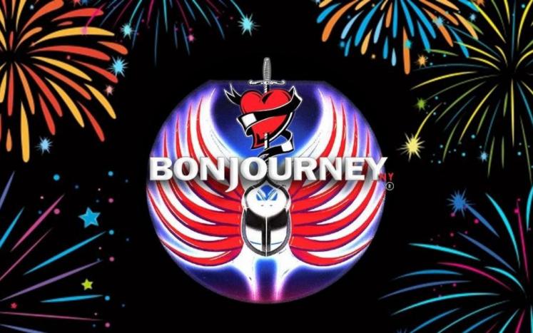 BonJourney logo with fireworks background