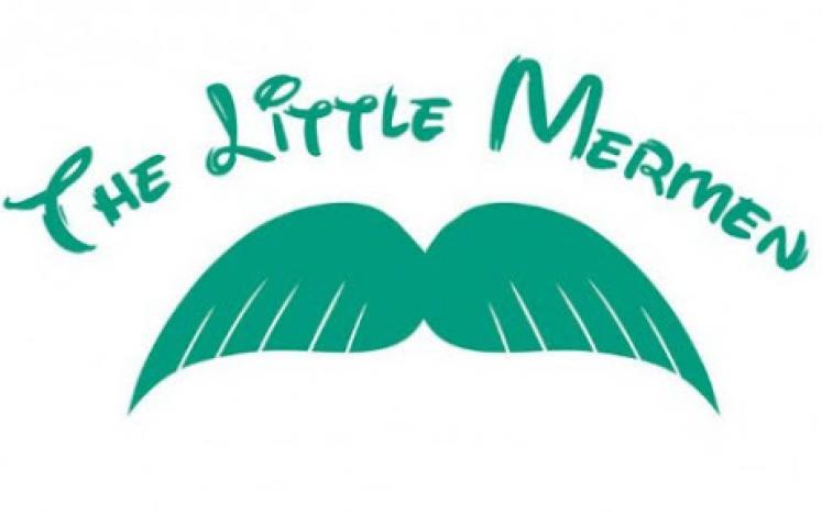 Little Mermen mermaid tail logo